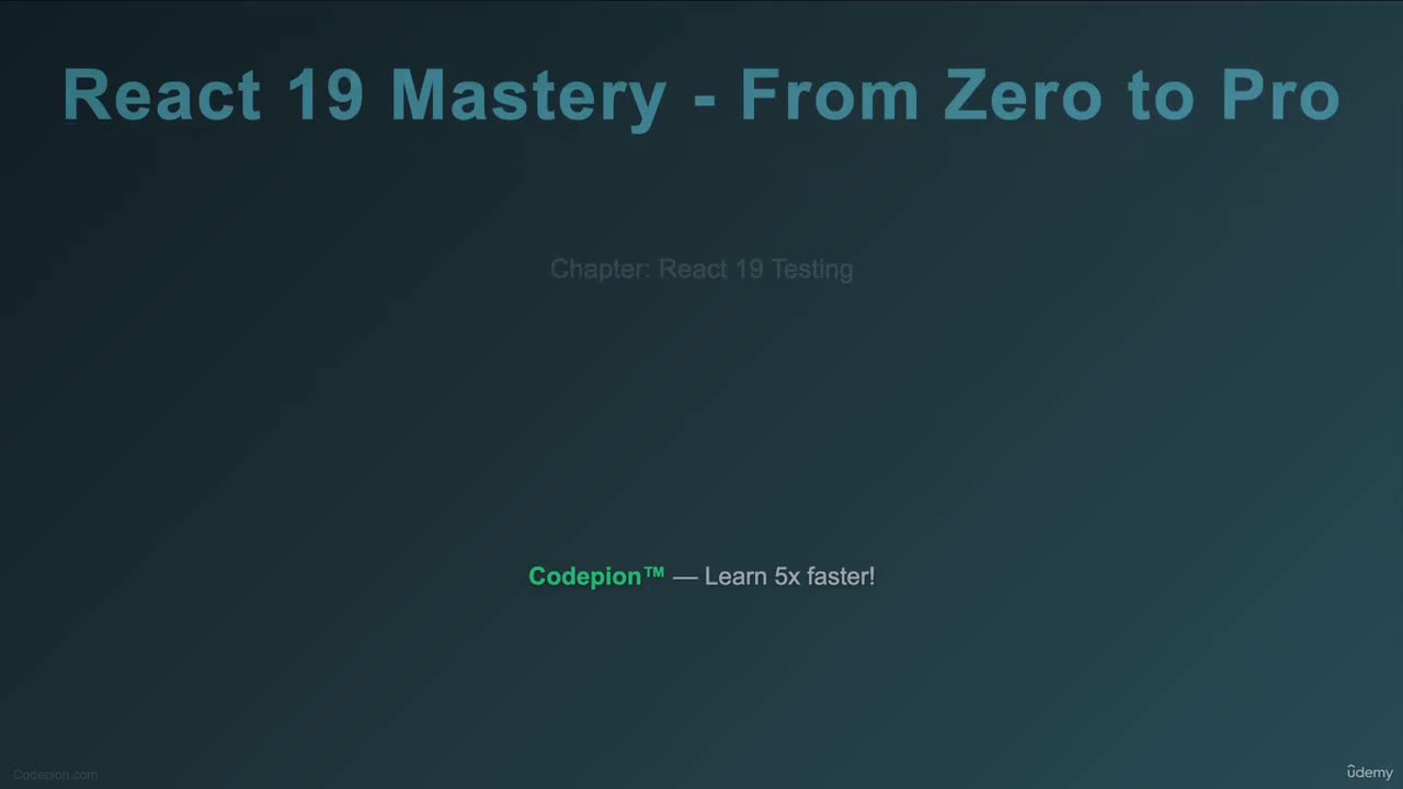 27.1 React 测试简介 —— 基础渲染