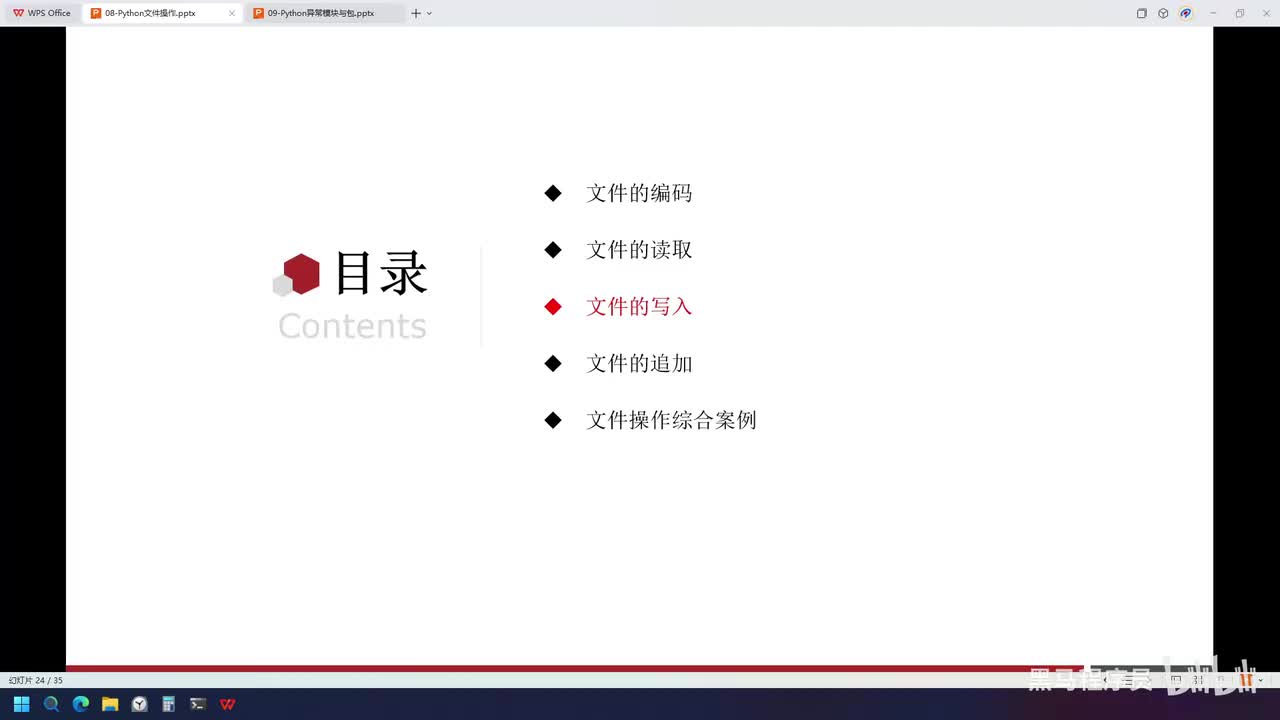 Python-77-文件的w模式写入和flush刷新缓冲区
