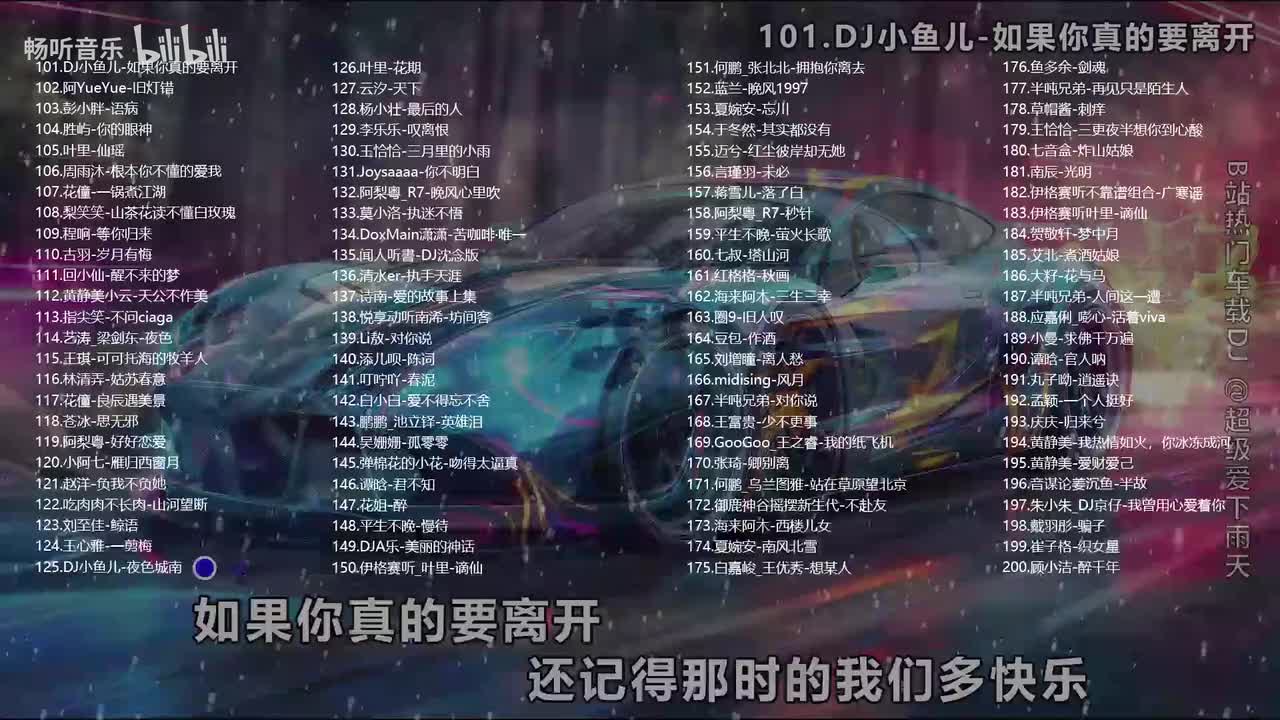 车载DJ歌曲P2《400首》