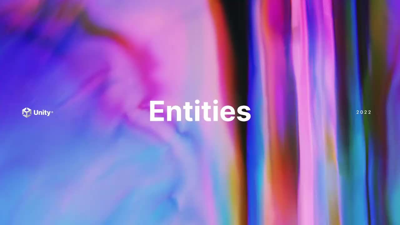 DOTS 101 - Entities 101 - 1.ECS Entities and components