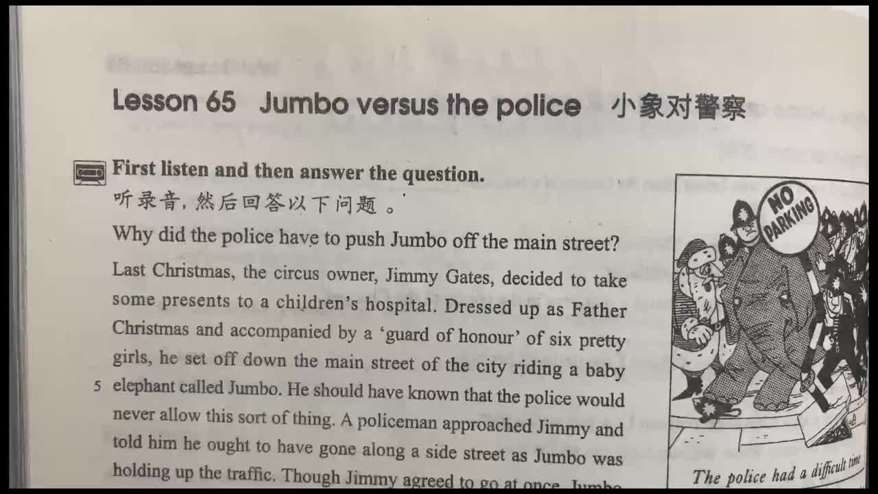 新概念第二册 Lesson 65