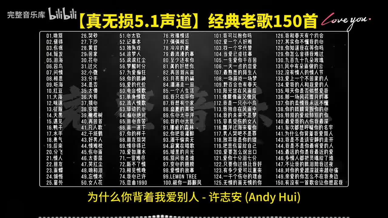 142.为什么你背着我爱别人 - 许志安