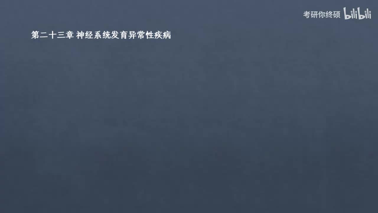 23.第二十三章 神经系统发育异常性疾病