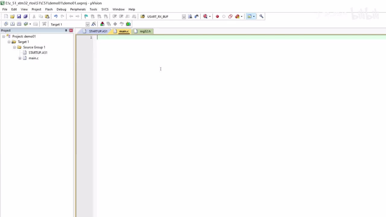 [51单片机]-点亮LED代码实现