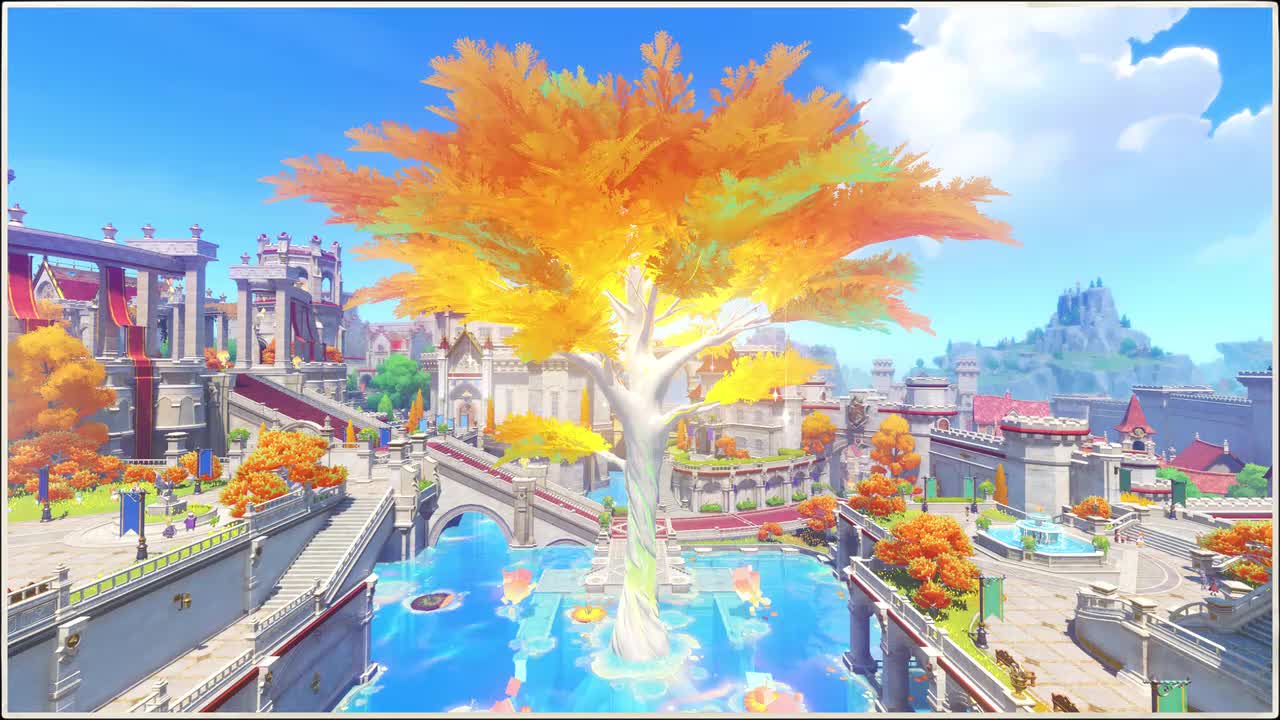 场景-王国城堡-光辉庭院-昼（贵族的誓约）