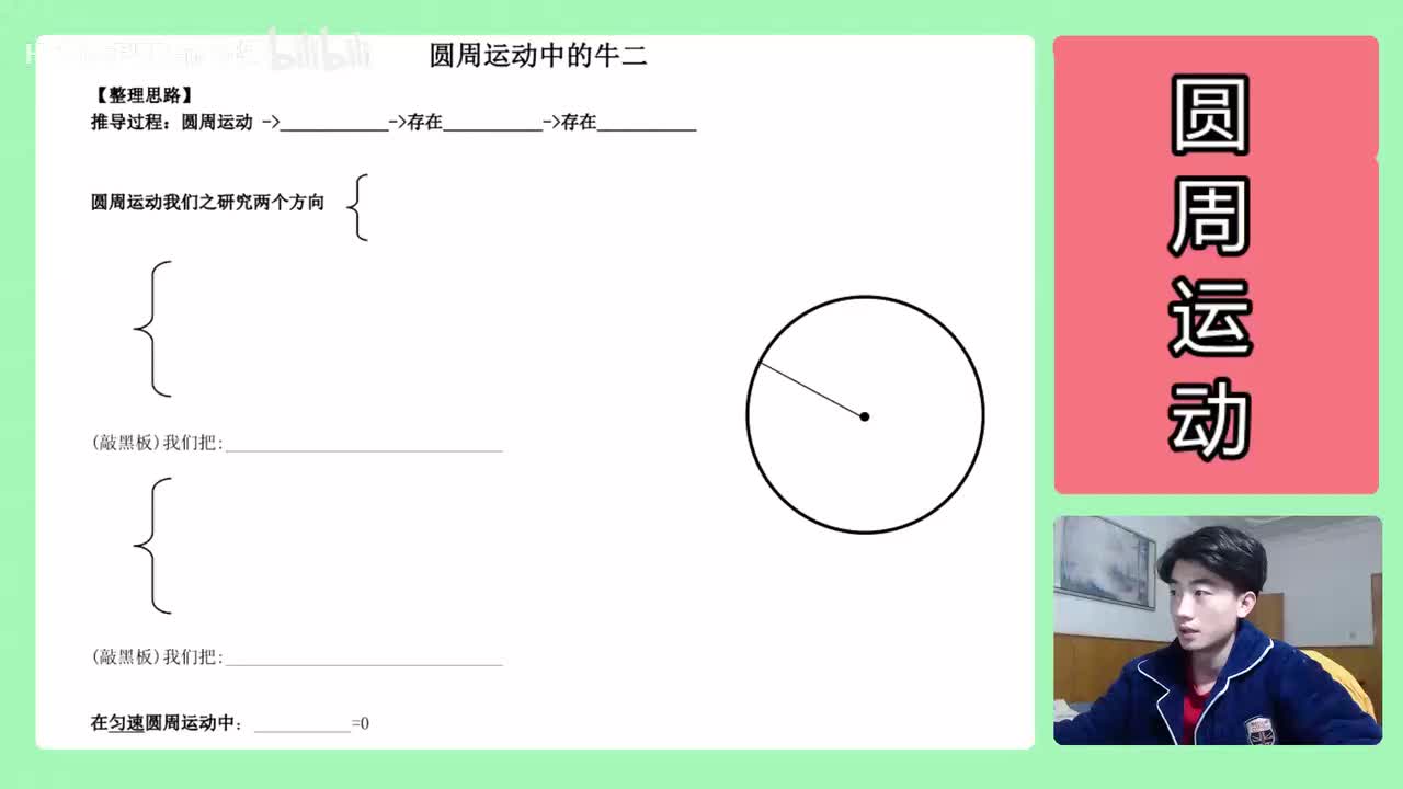 68.【高中物理必修二】【圆周运动】向心力与向心加速度