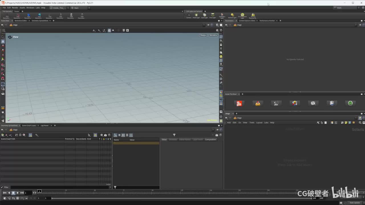 14如何在 Copernicus 中使用 UDIM Houdini 20.5