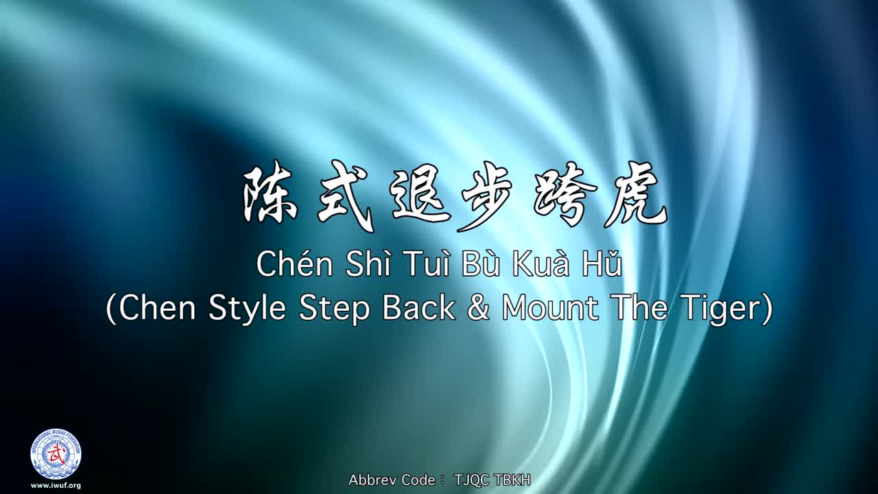 44.陈式退步跨虎