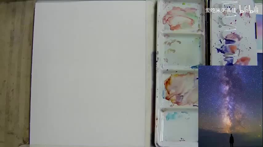 3夜晚星空的画法-技法复习