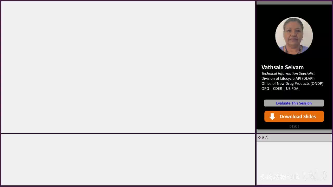 D1S03 Administrative Aspects of Managing a Drug Master File (DMF)