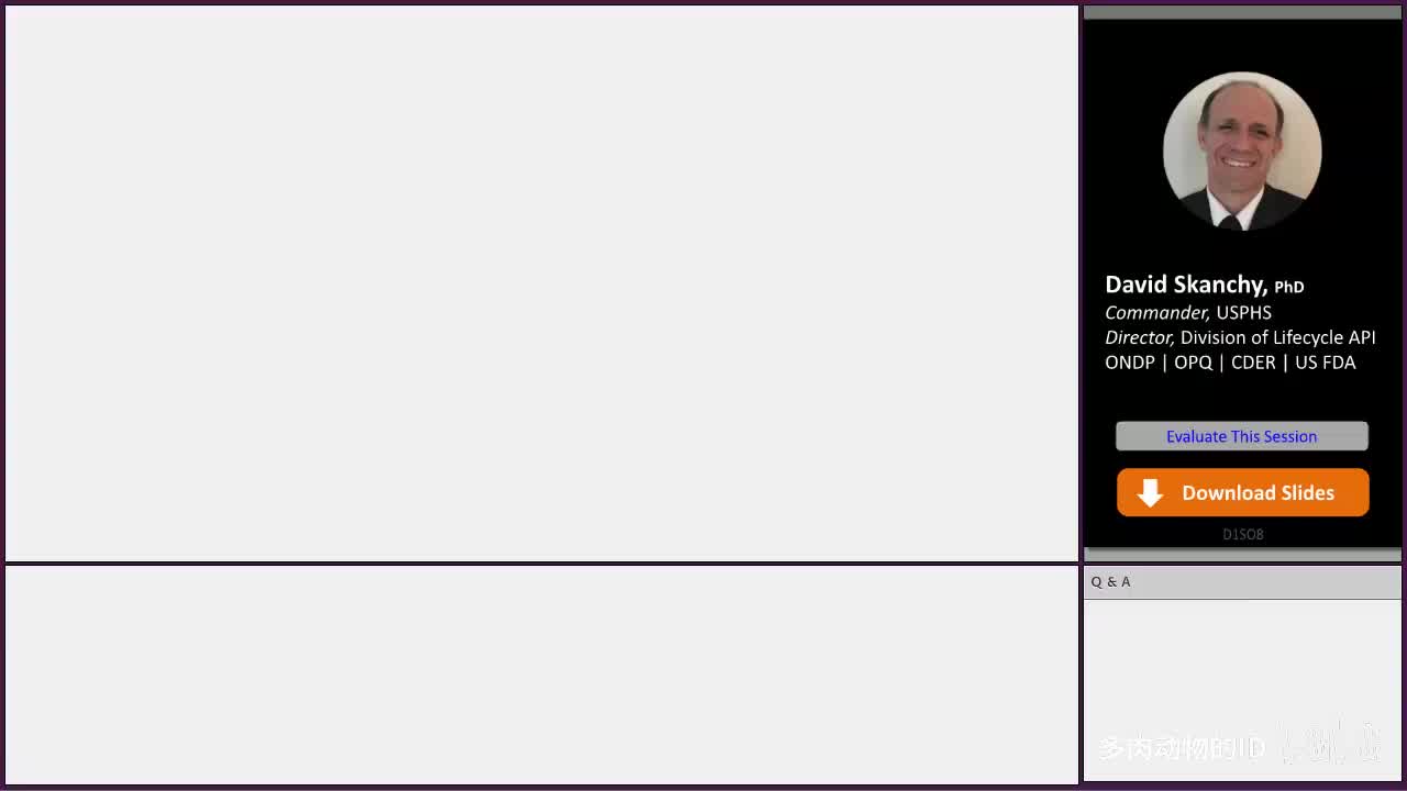 D1S08 Effective Communication Strategies for Drug Master Files (DMF)