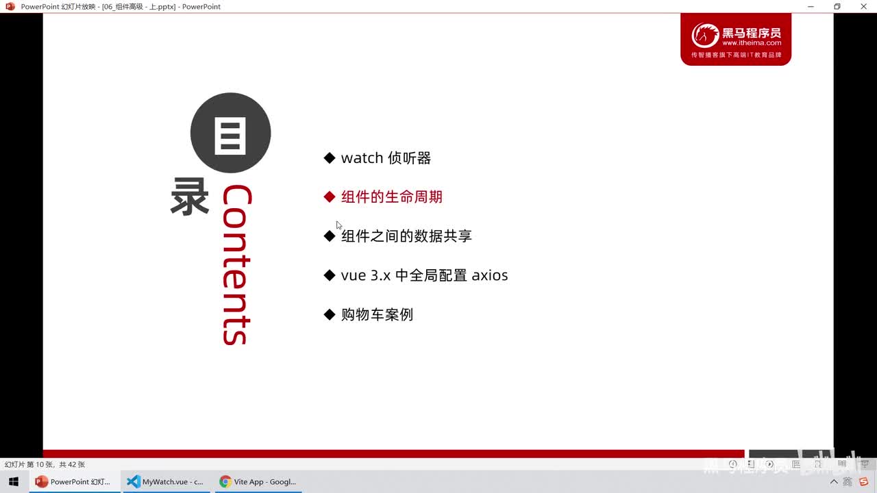 Vue3.0-07.生命周期 - 了解组件生命周期的概念