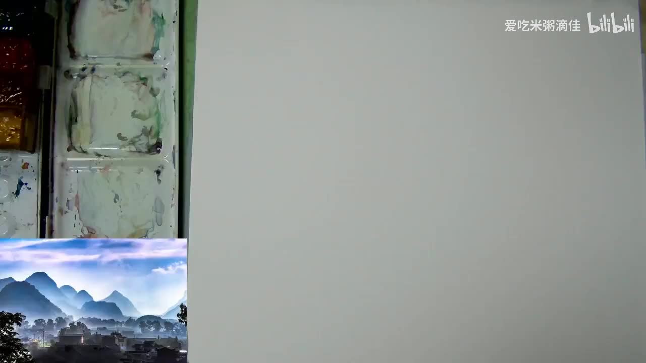 23其他物品画法：远山和山石