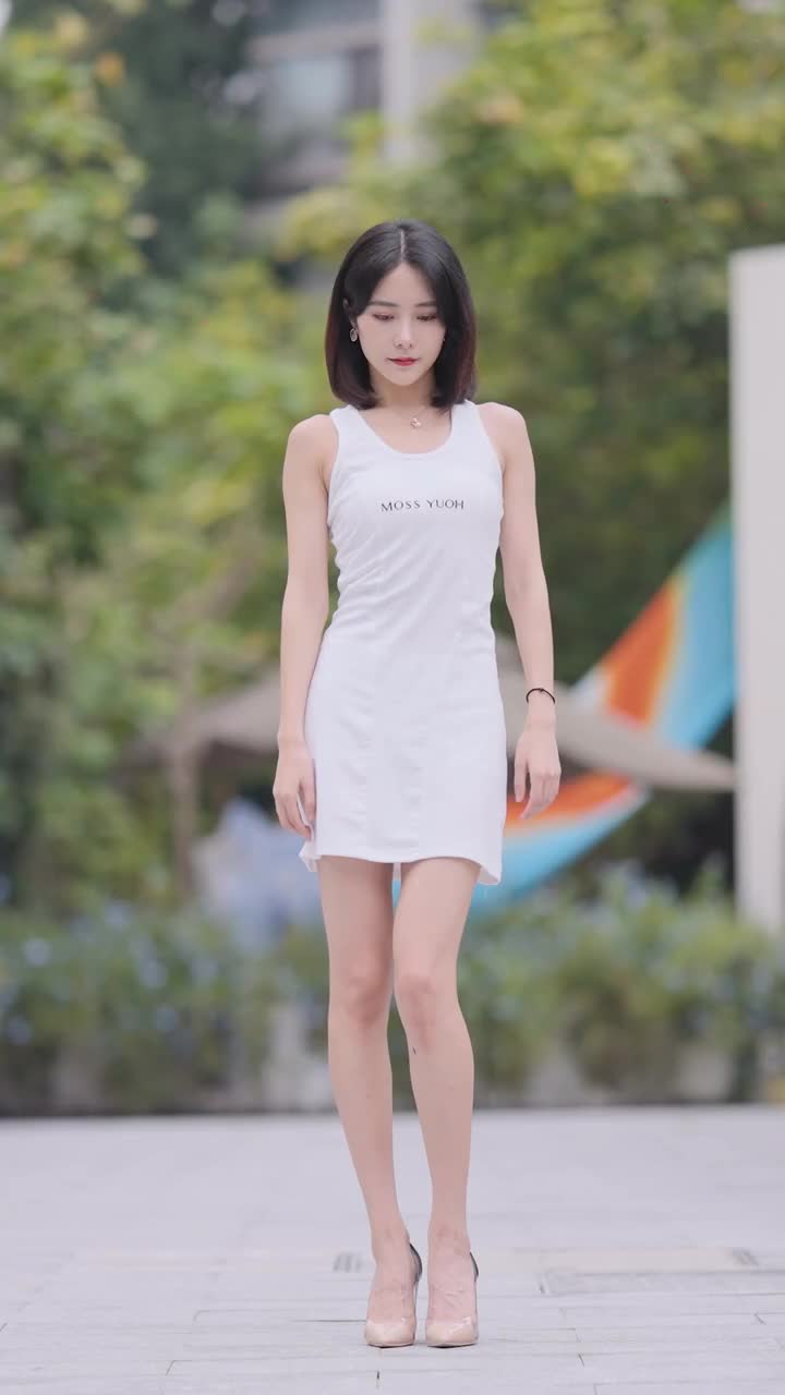 白衣连体一镜到底纯享