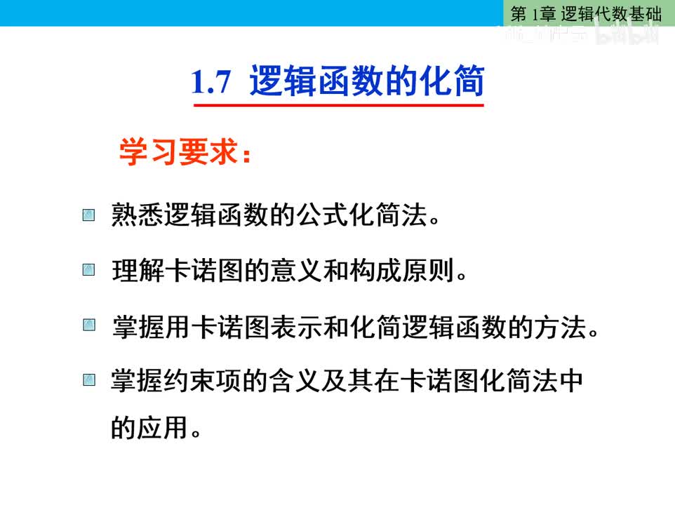 数电14-逻辑函数化简的意义和标准