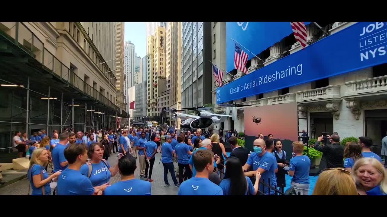 你未来的飞行出租车在纽约-乔比航空