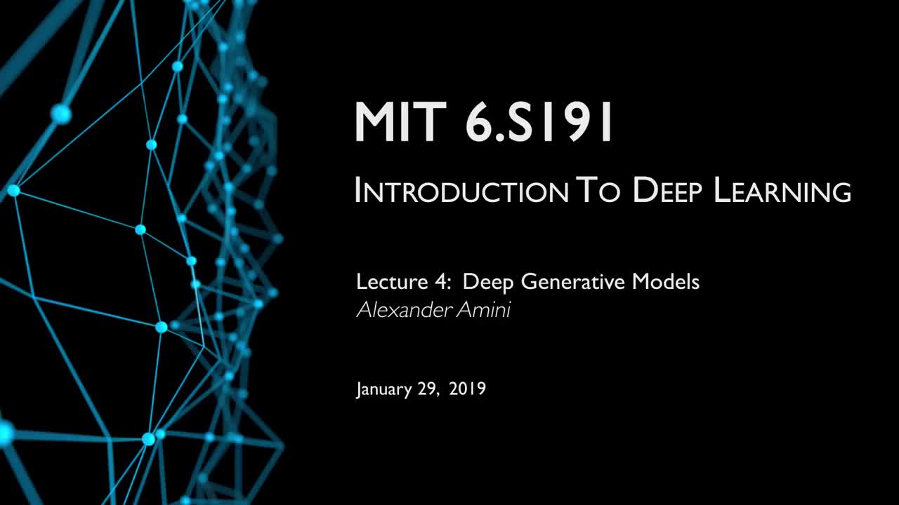 【2019】L4- 深度生成建模