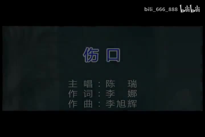 陈瑞-伤口-国语-流行歌曲