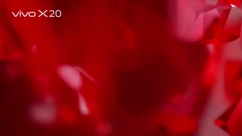 vivo X20 系列星耀红版广告