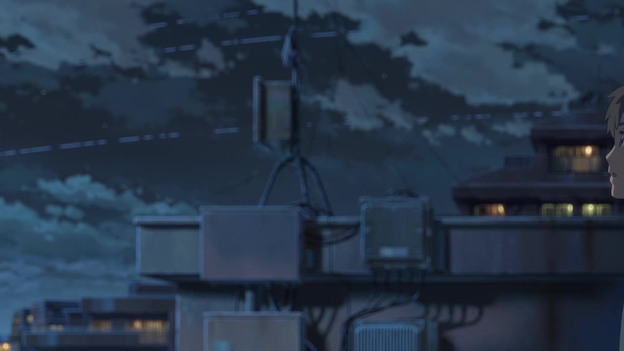 男主看流星全程