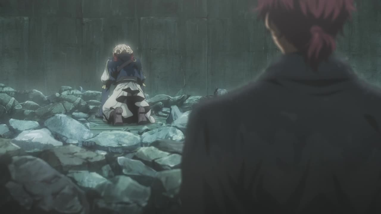 伤感 下雨 薇尔莉特靠窗