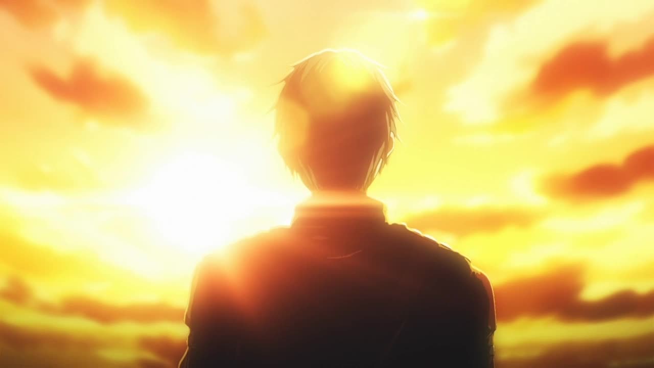 结尾 唯美 流泪 少佐背影