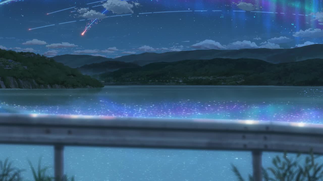 157#场景：湖中倒映彗星流光[01.30.16-01.30.17]