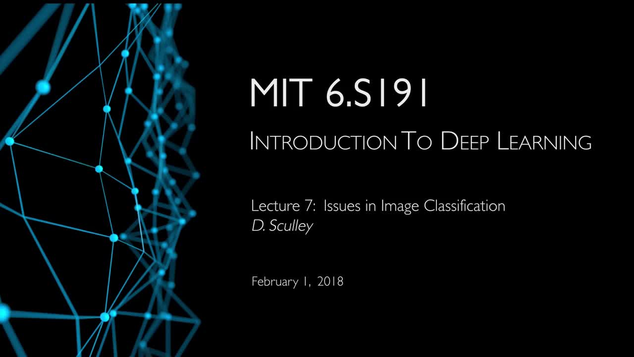 【2018】L7- 图像分类问题