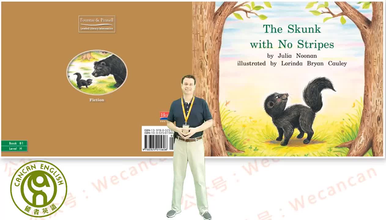 美国艾伦老师海尼曼G1绘本精讲81 The Skunk With No Stripes