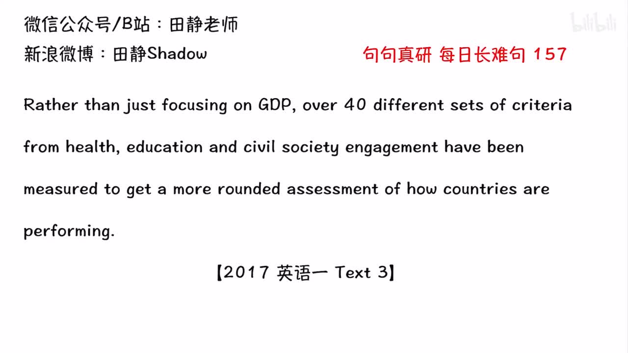 157 每日长难句 句句真研 2017英一T3