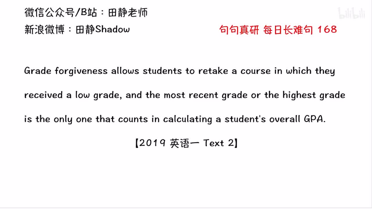 168 每日长难句 句句真研 2019英一T2