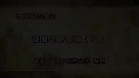 第41讲 藏象之肝系统（二）