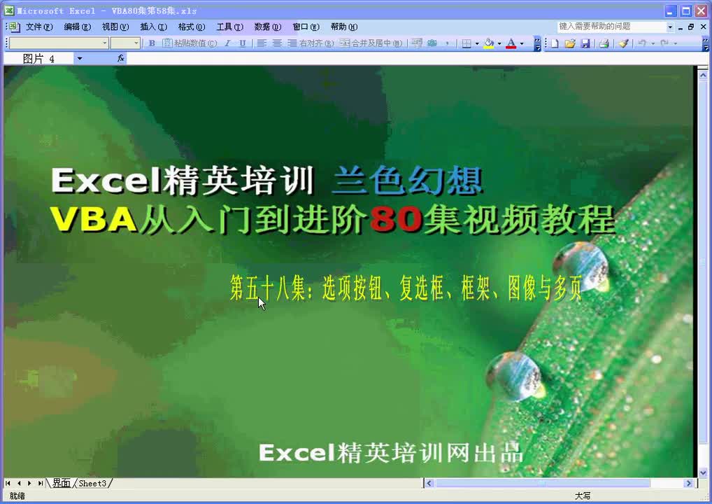 第58集：单选复选和框架和多页