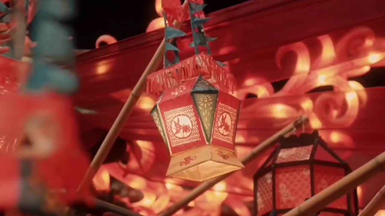 灯会合集[空镜].孔明灯-许愿灯-荷花灯-万家灯火