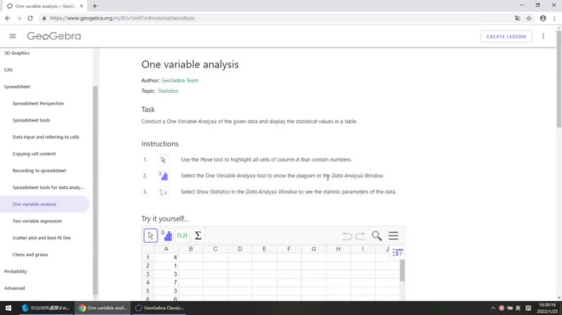 6.7 One variable analysis