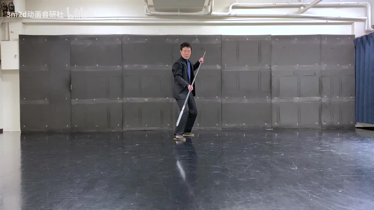 【长武器(LongWeapon)】花式脚踢枪攻击方式001