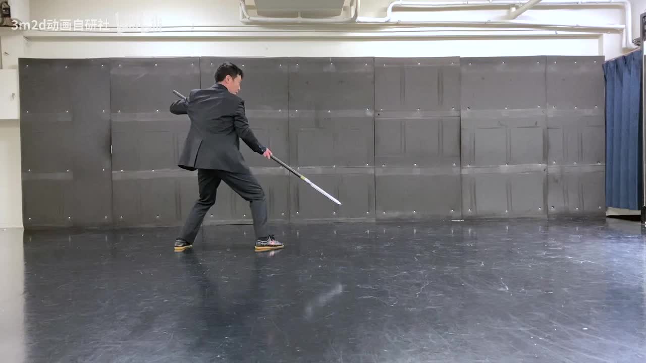 【长武器(LongWeapon)】格挡→直刺x2