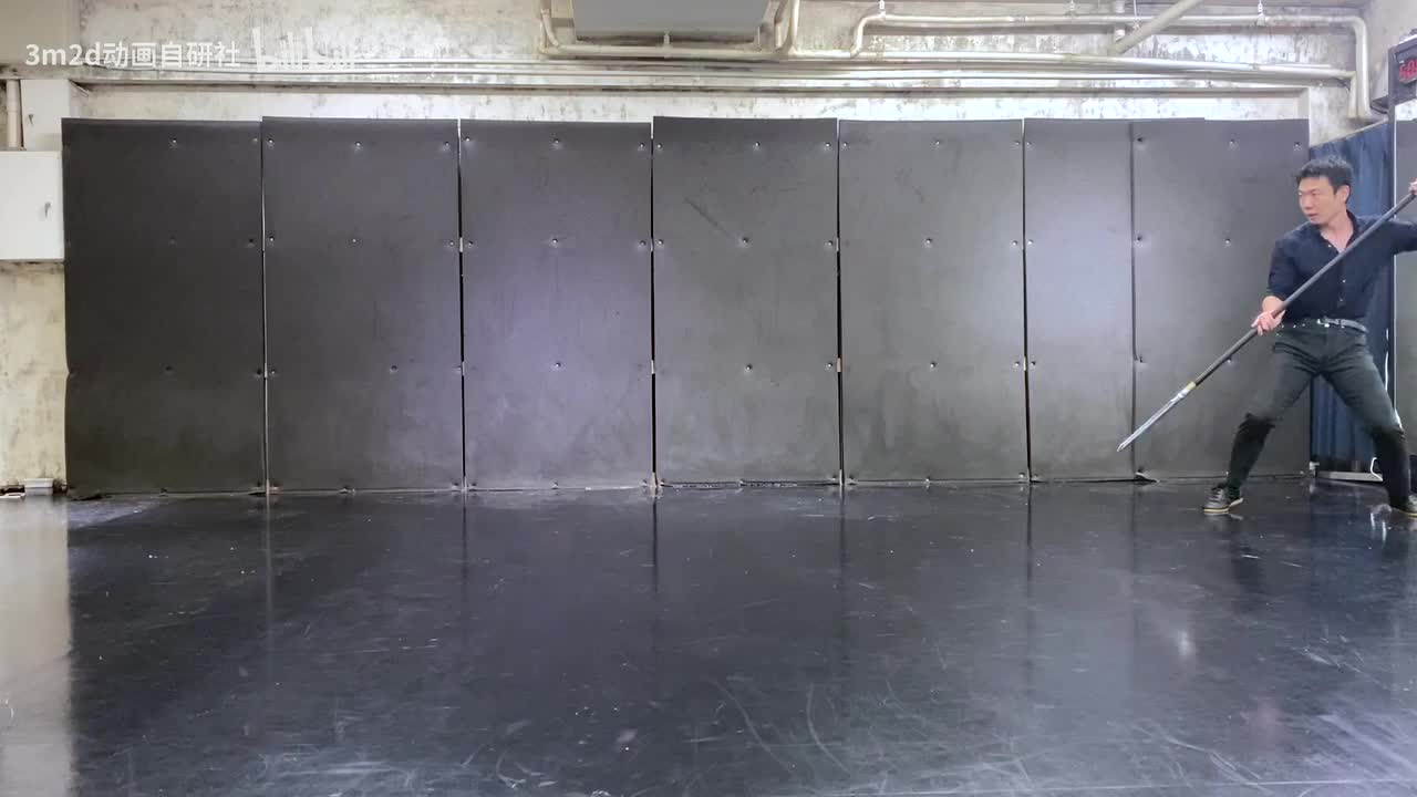 【长武器(LongWeapon)】直刺x2→脚踢→直刺