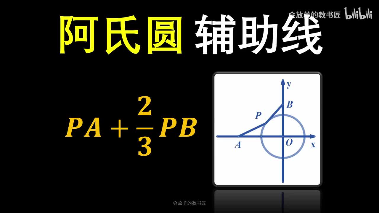 3.阿氏圆辅助线原理和步骤