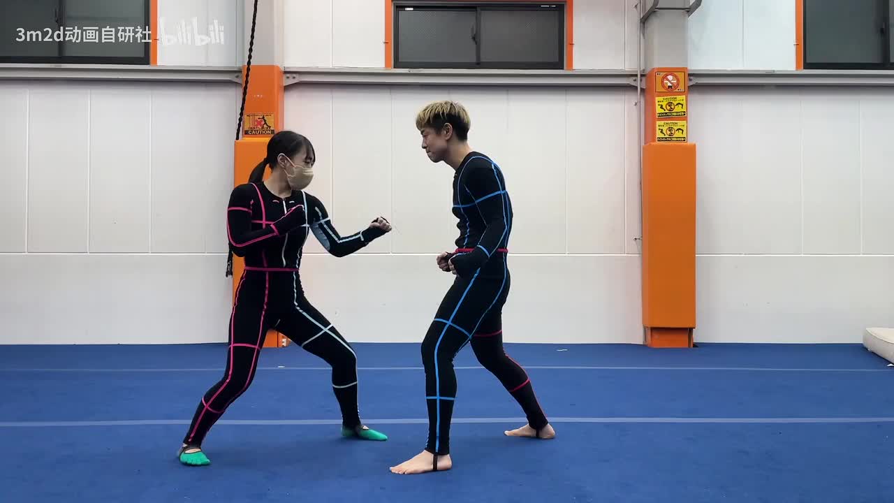 【被攻击】被击中腹部后单膝跪地