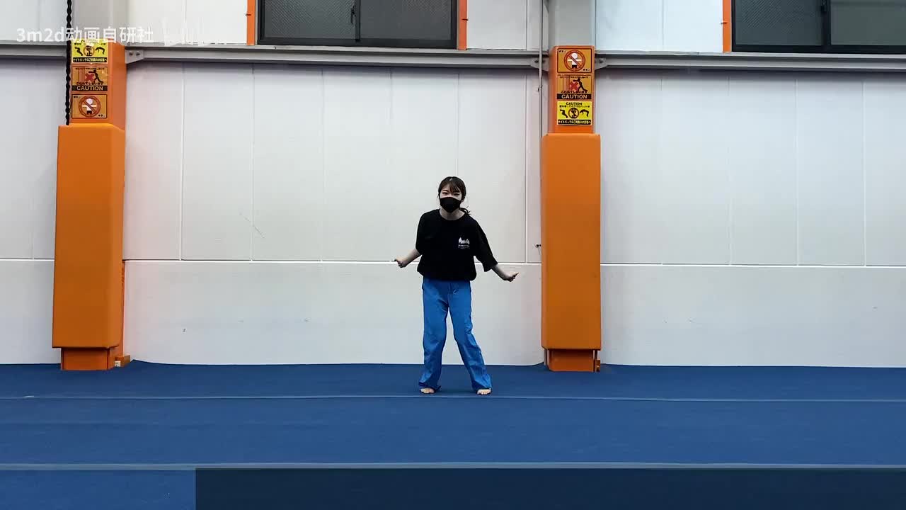 【拳】蓄力→上勾拳（女性&可爱）