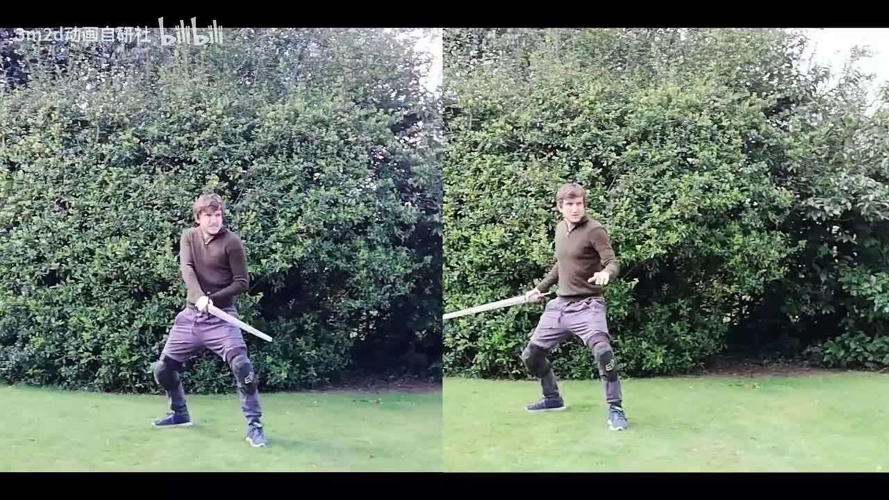 【剑】连招s（攻击与被攻击双屏展示）