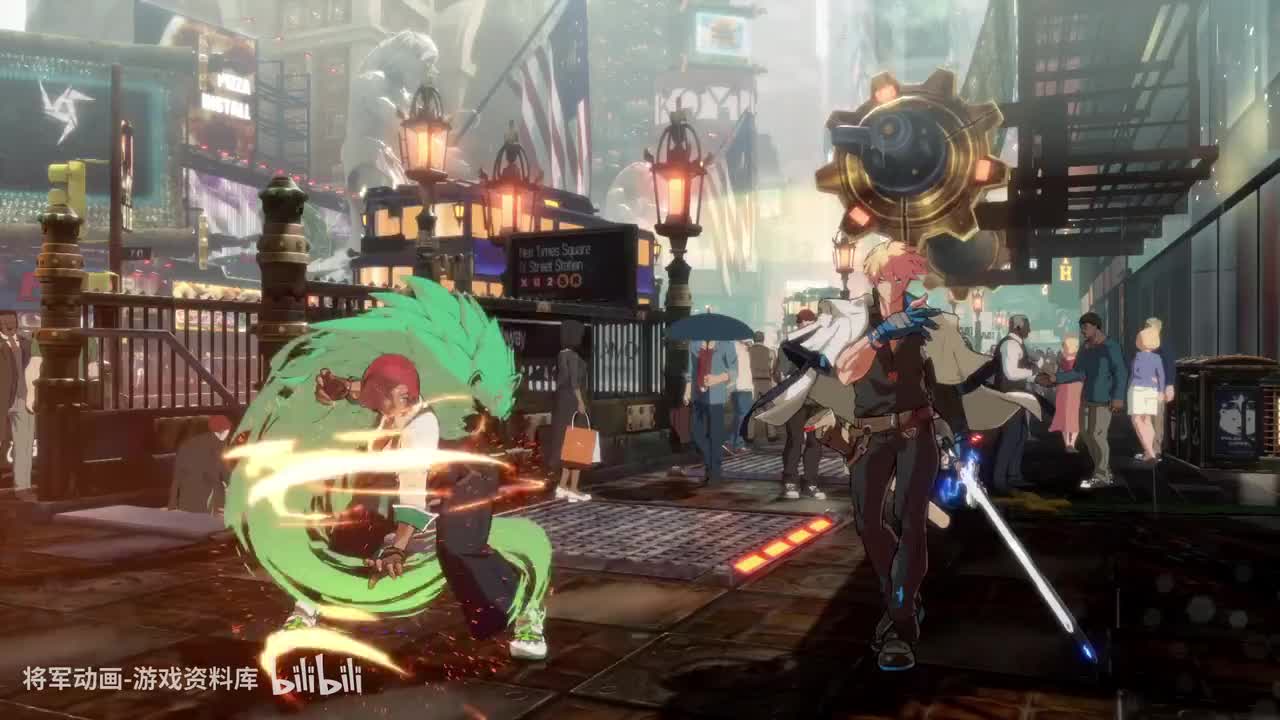 4.乔凡娜-罪恶装备·斗争-act游戏动画参考-将军动画录制