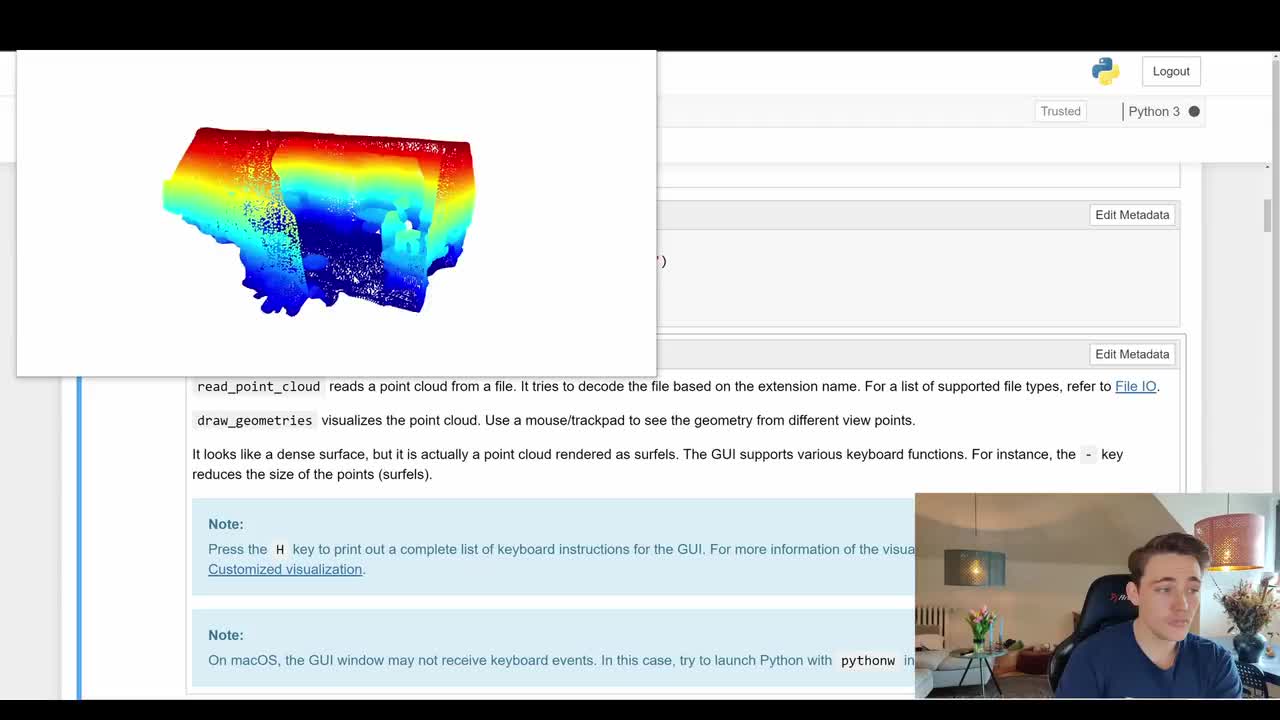 Create Point Clouds with LIDAR from iPhone or iPad - Point Cloud Processing in O