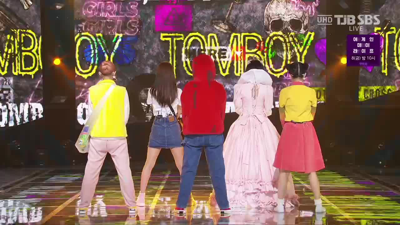 220403 SBS UHD Inkigayo (G)I-DLE - TOMBOY