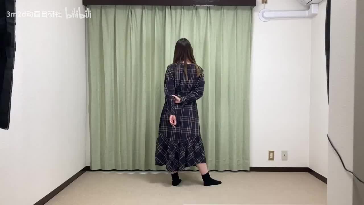 【待机动作】“你好，你好呀~”[转身-可爱活泼] Animation reference by 3D2M动画自研社