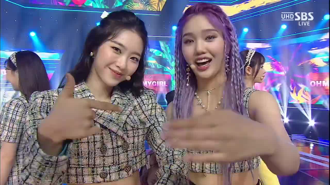200517 SBS UHD Inkigayo Oh My Girl - Nonstop