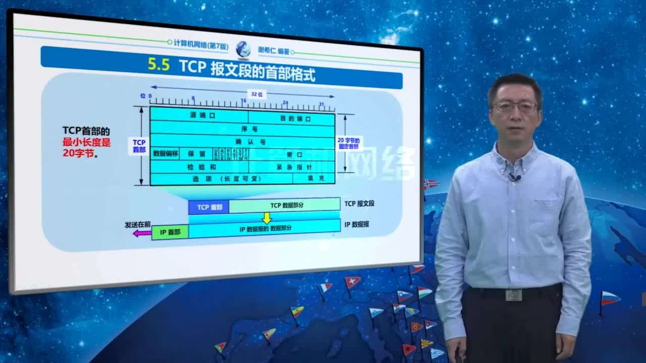 5.5 TCP报文段的首部格式