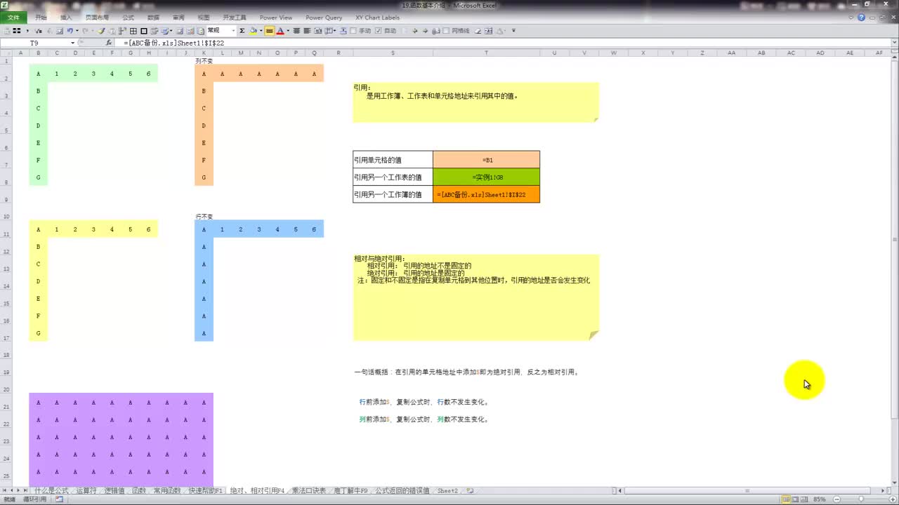 21 认识Excel函数（相对引用和绝对引用）