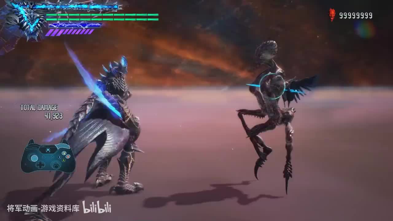 18.[保留侧面]维吉尔(Vergil)-贝奥武夫-真魔人形态《鬼泣5》将军动画录制